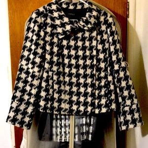 Lane Bryant houndstooth Coat